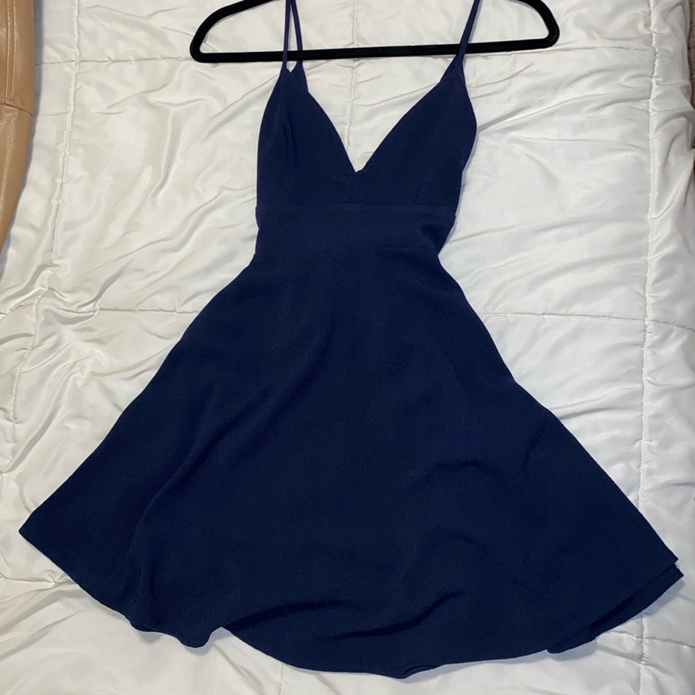Navy blue dress